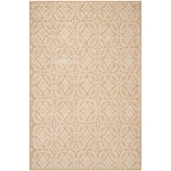 Safavieh 5 ft. 3 in. x 8 ft. 3 in. Medium Rectangle Transitional Chelsea Blush Hand Hooked Rug HK723C-5 - main